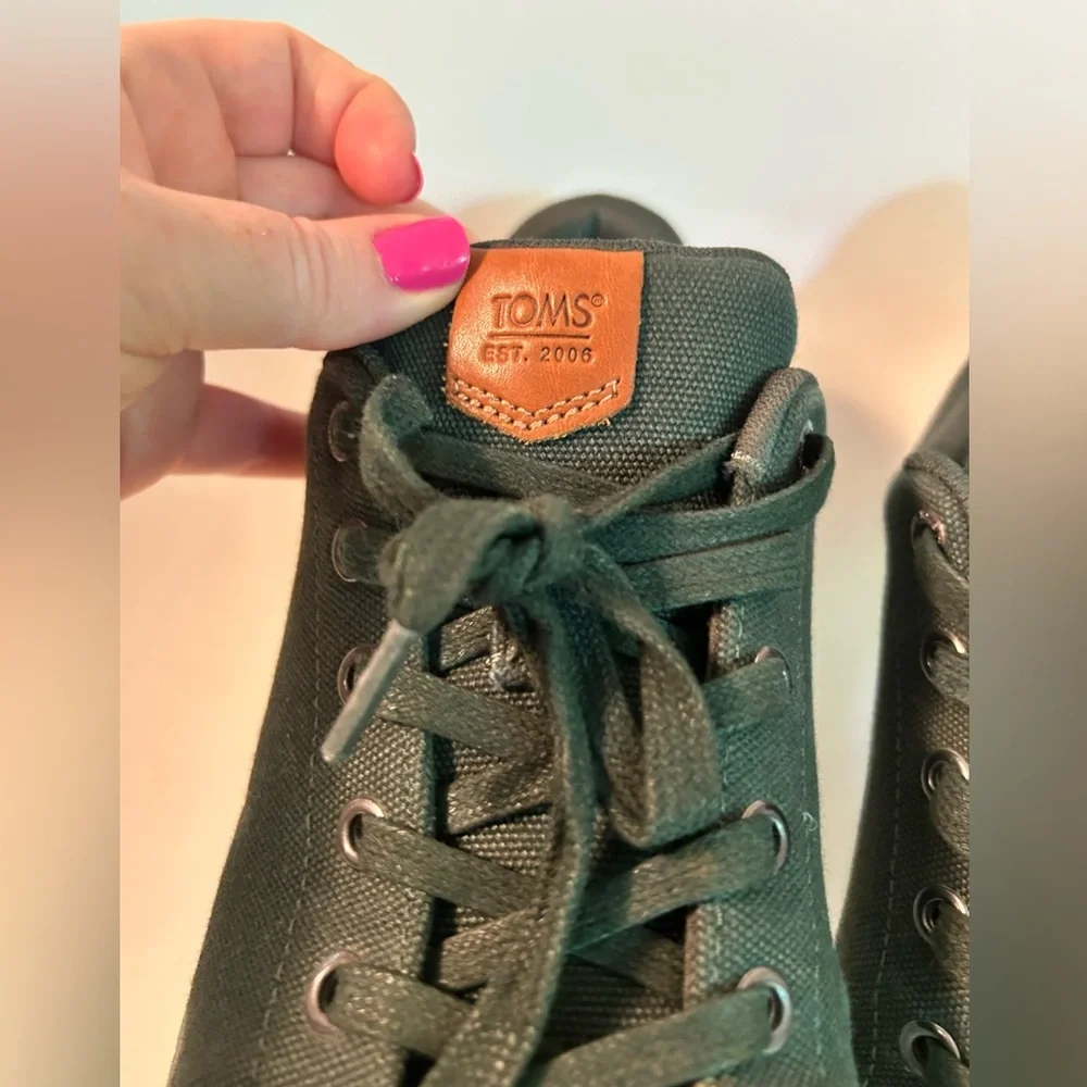 Toms Forest Green TRVL Lite 2.0 Men's Sneakers sz 9 - Picture 2 of 9